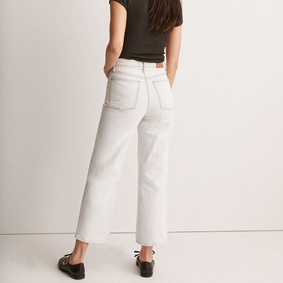 NWT | Madewell The Perfect‎ Vintage Light Wash Wide Leg Crop Jean Edmunds Wash - Picture 2 of 8